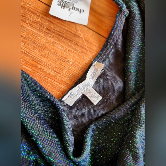 Charlotte Russe Blue/Green Party Dress - Picture 3 of 6